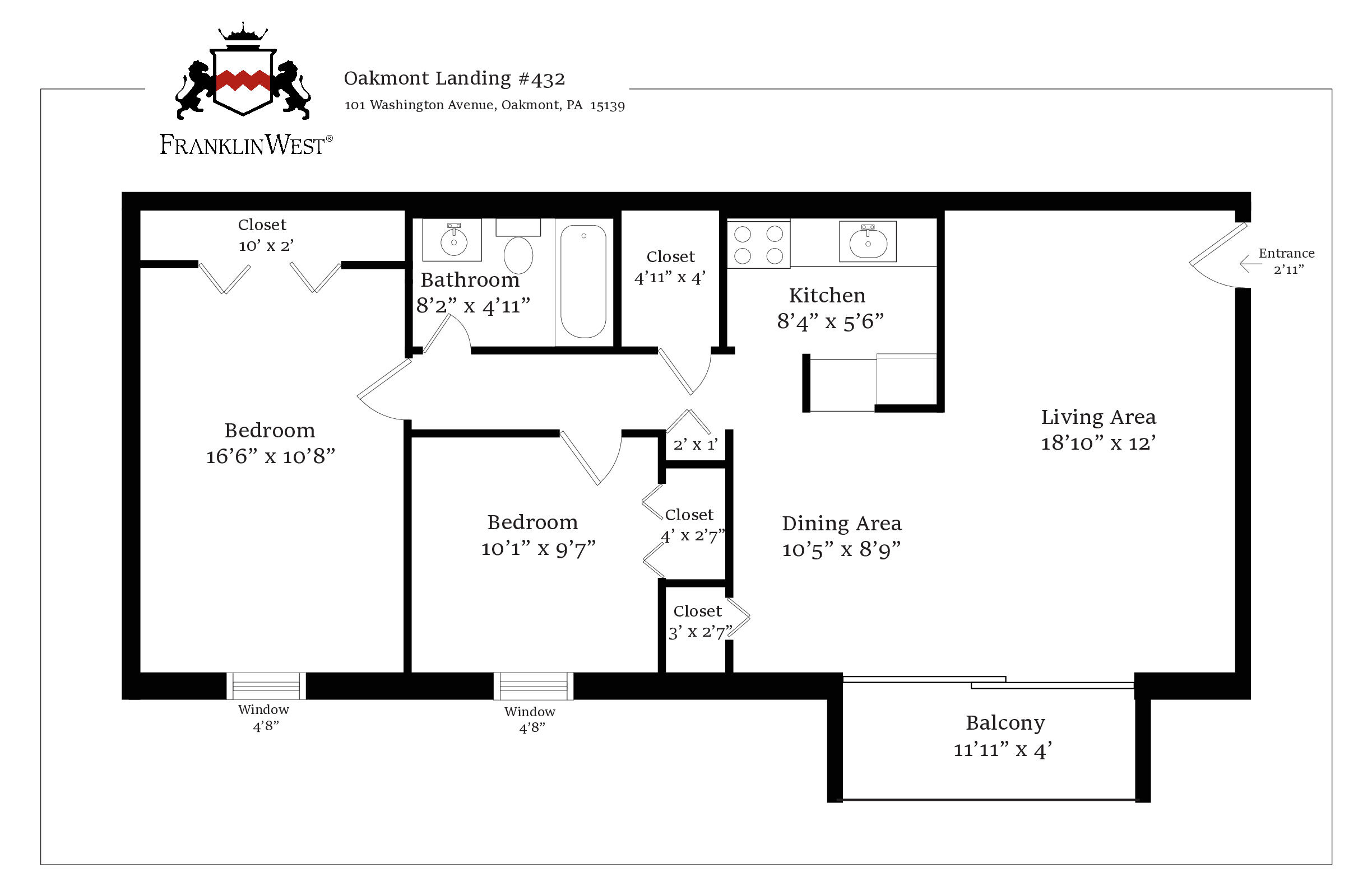 Apt. 432 floorplan