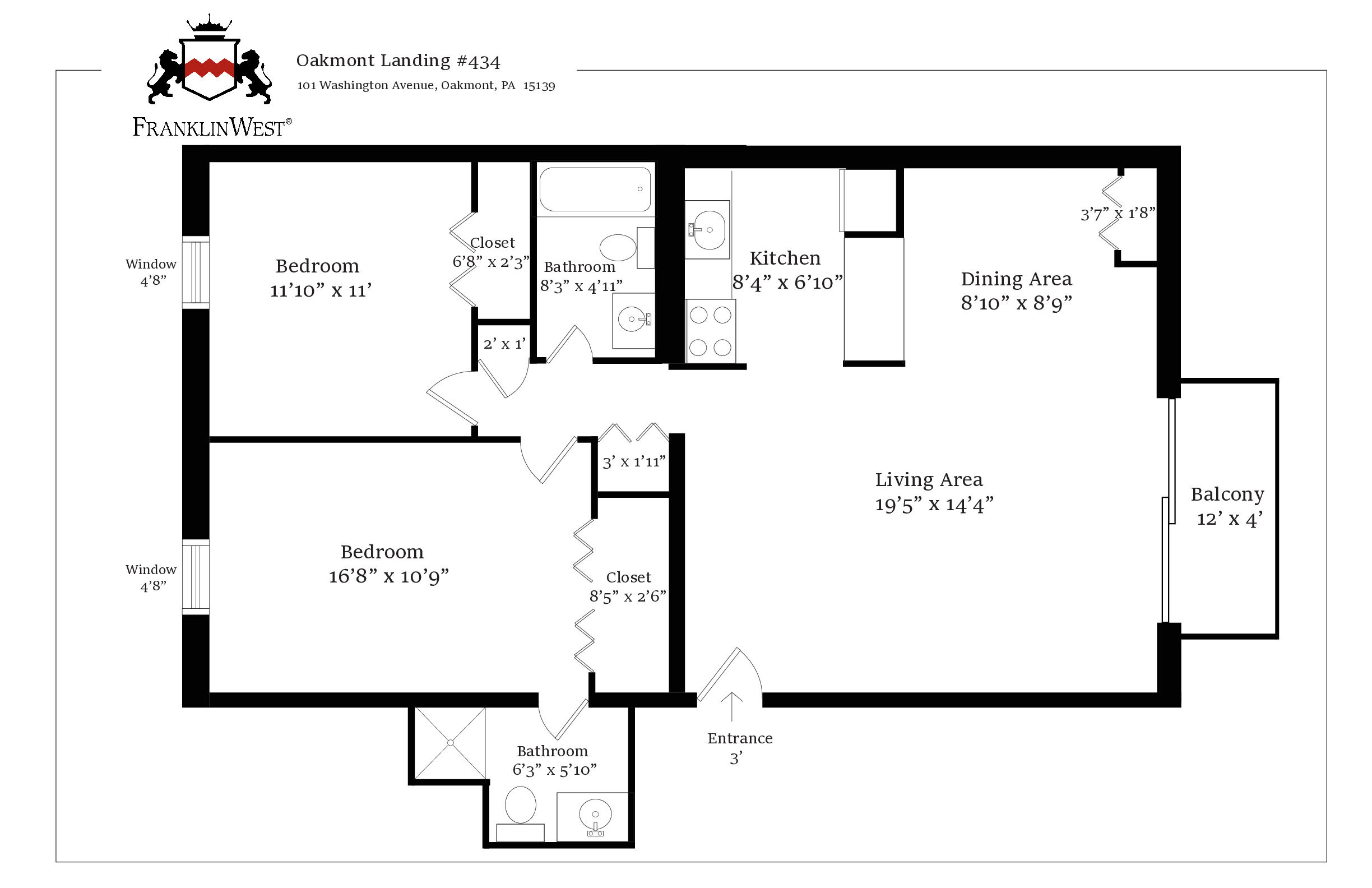 Apt. 434 floorplan