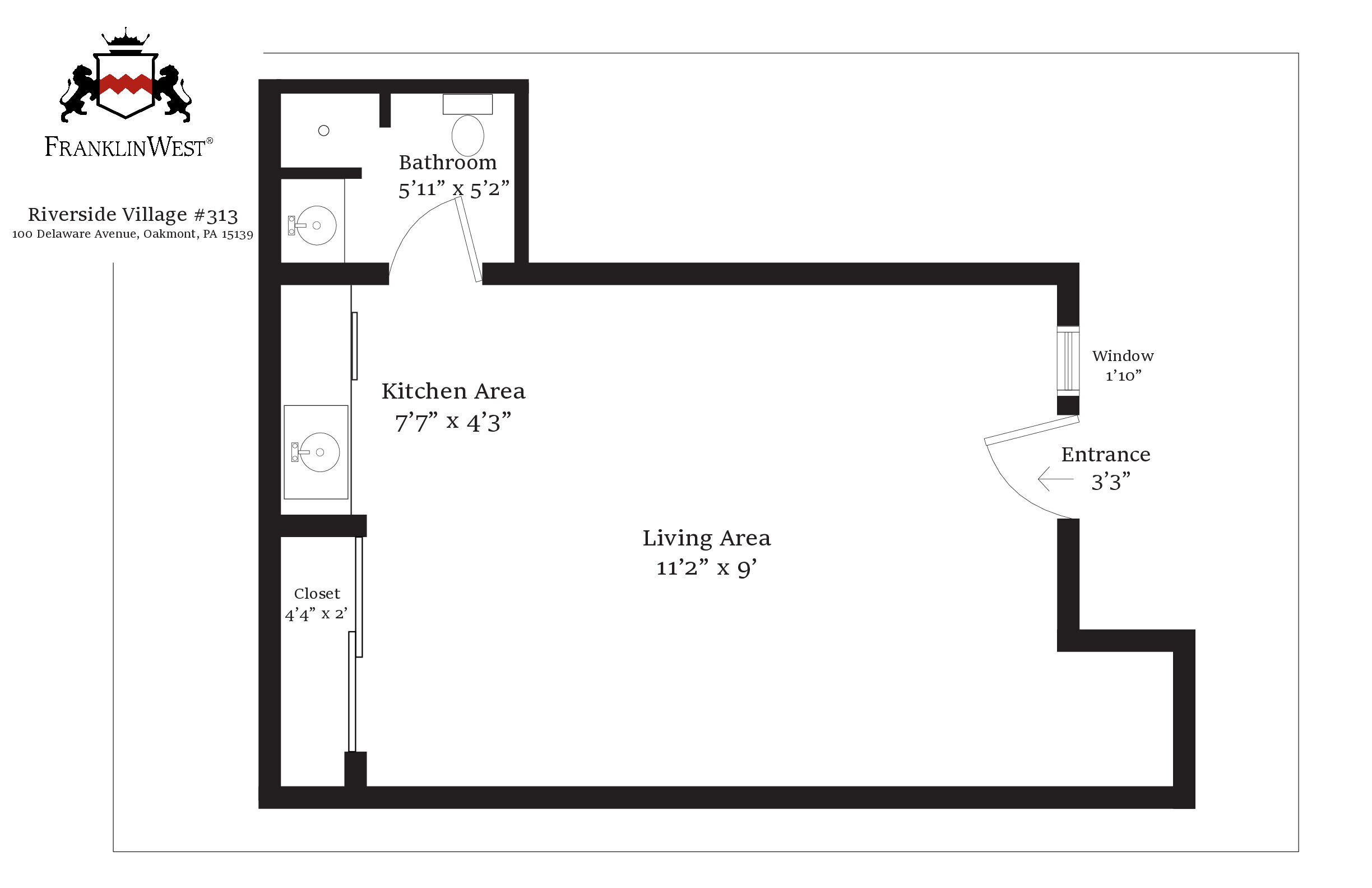 RVC - Apt. 313 floorplan