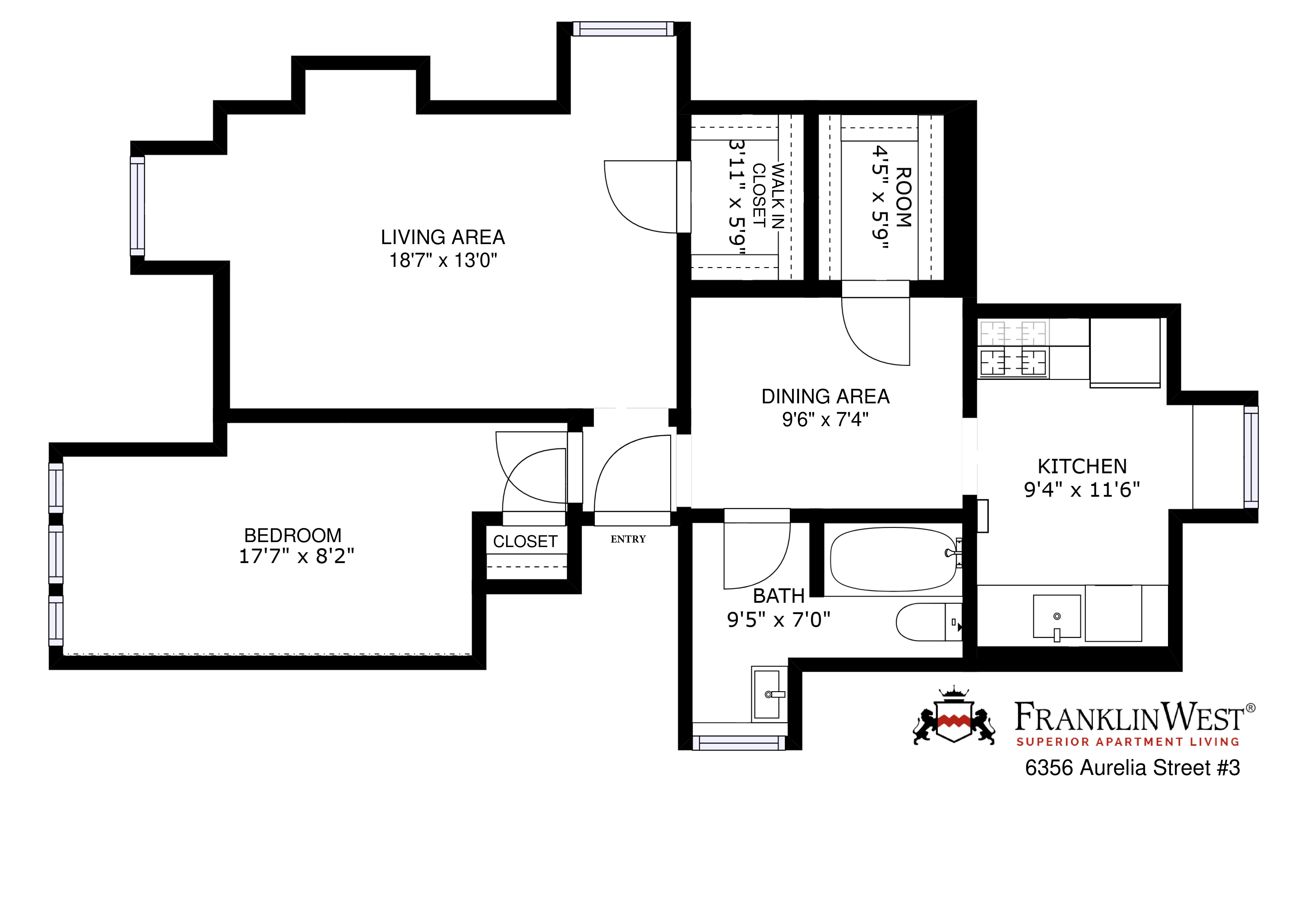 Apt. 3 floorplan
