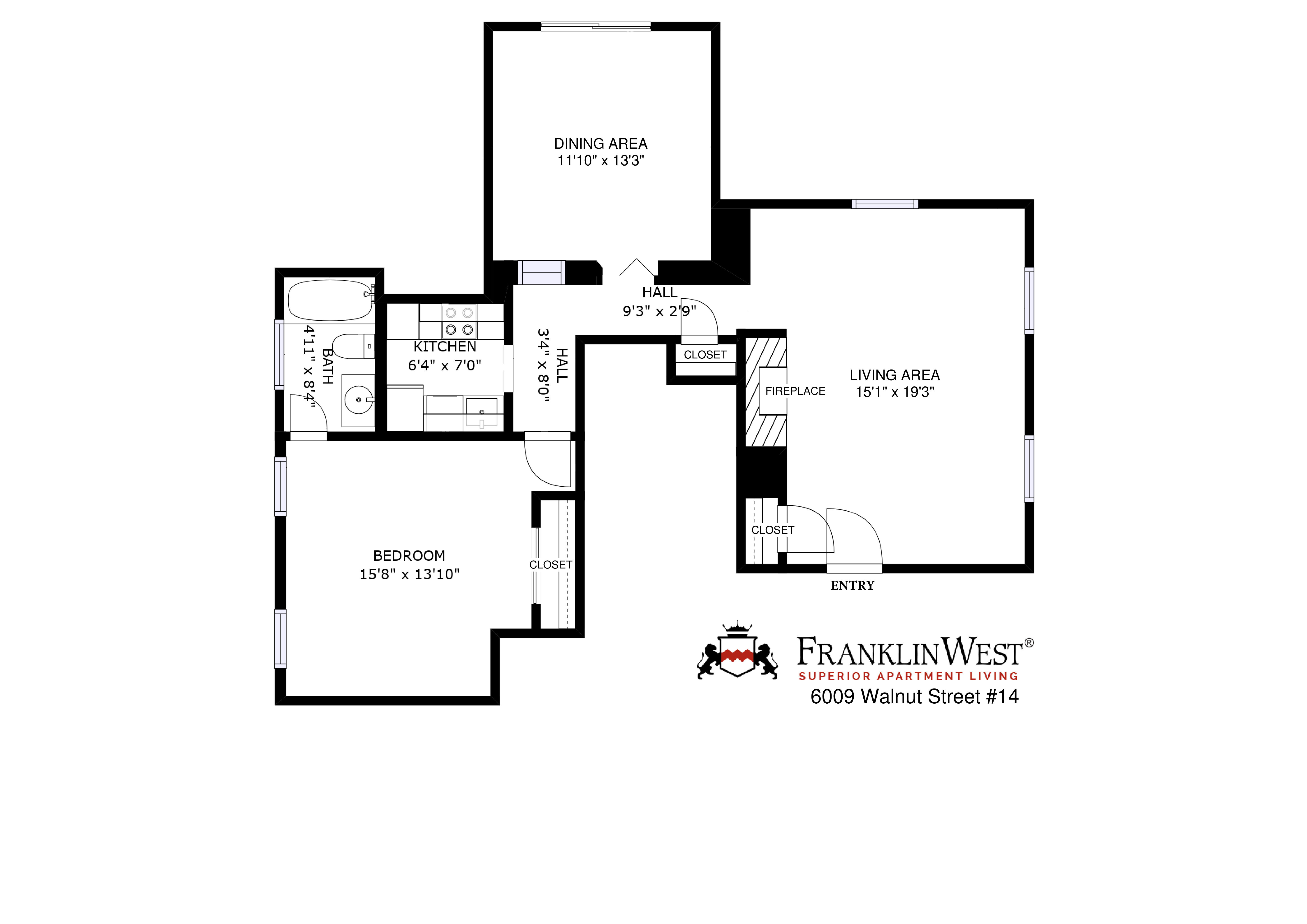 Apt. 14 floorplan