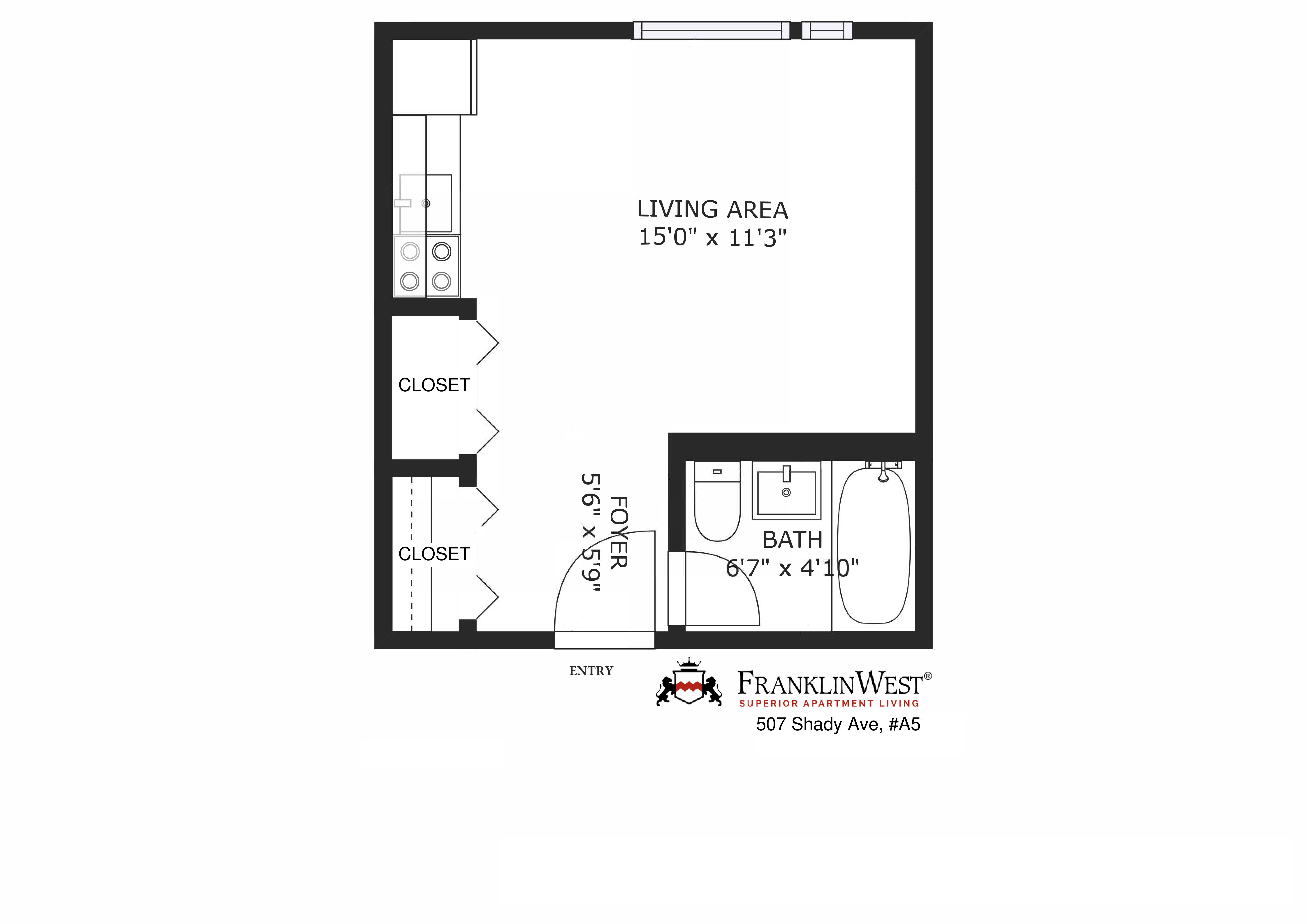 Apt. A5 floorplan