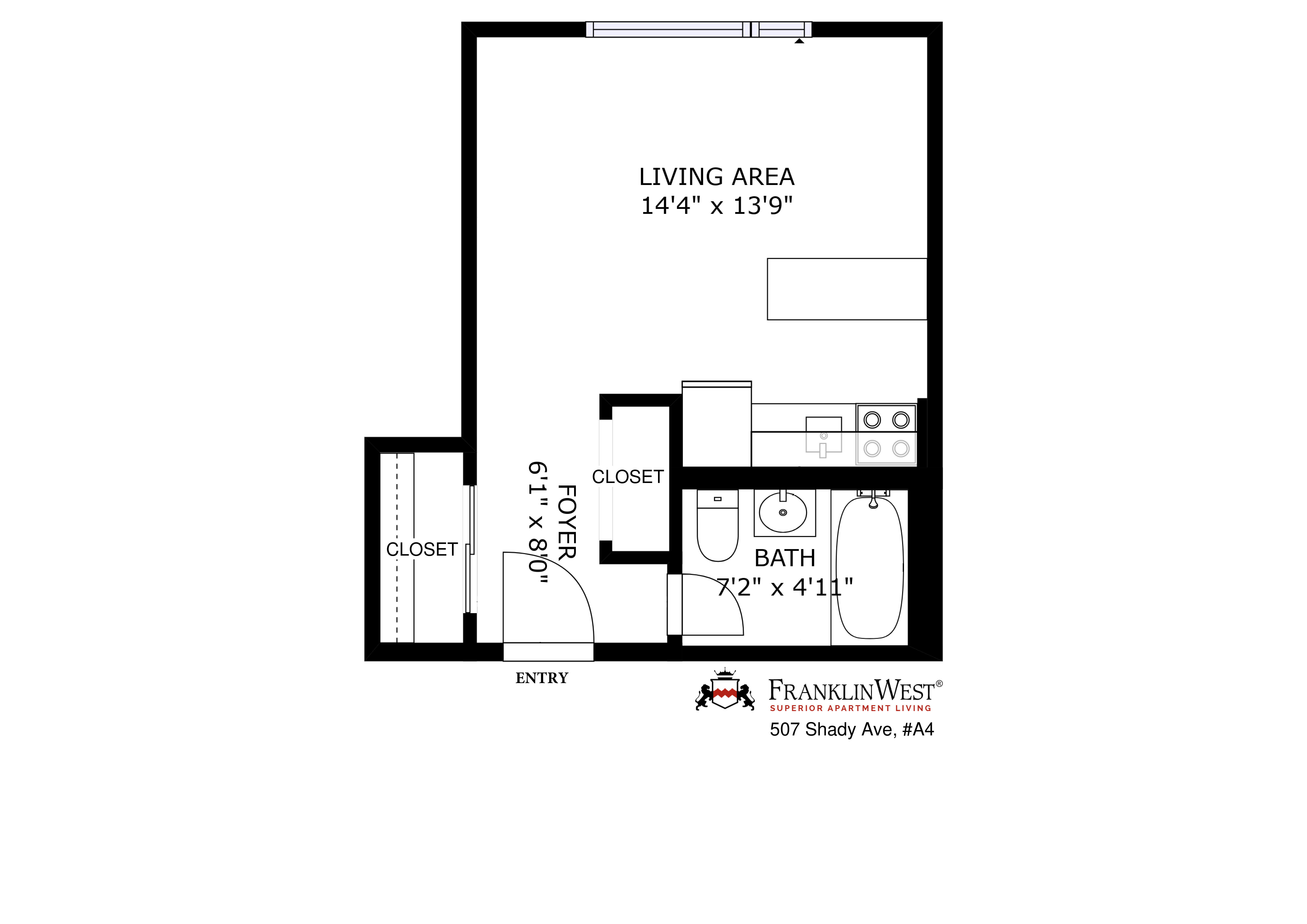 Apt. A4 floorplan