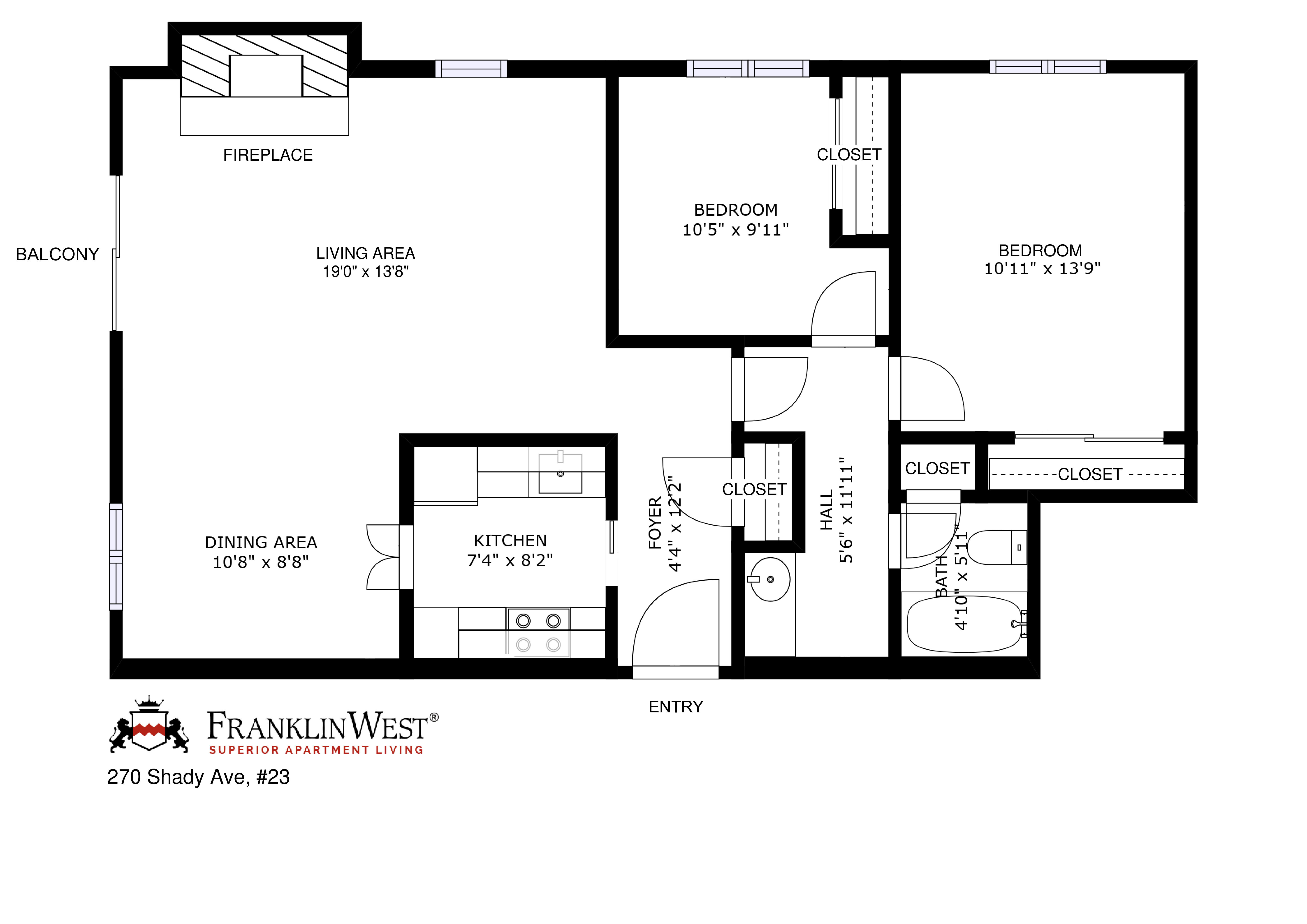 Apt. 23 floorplan