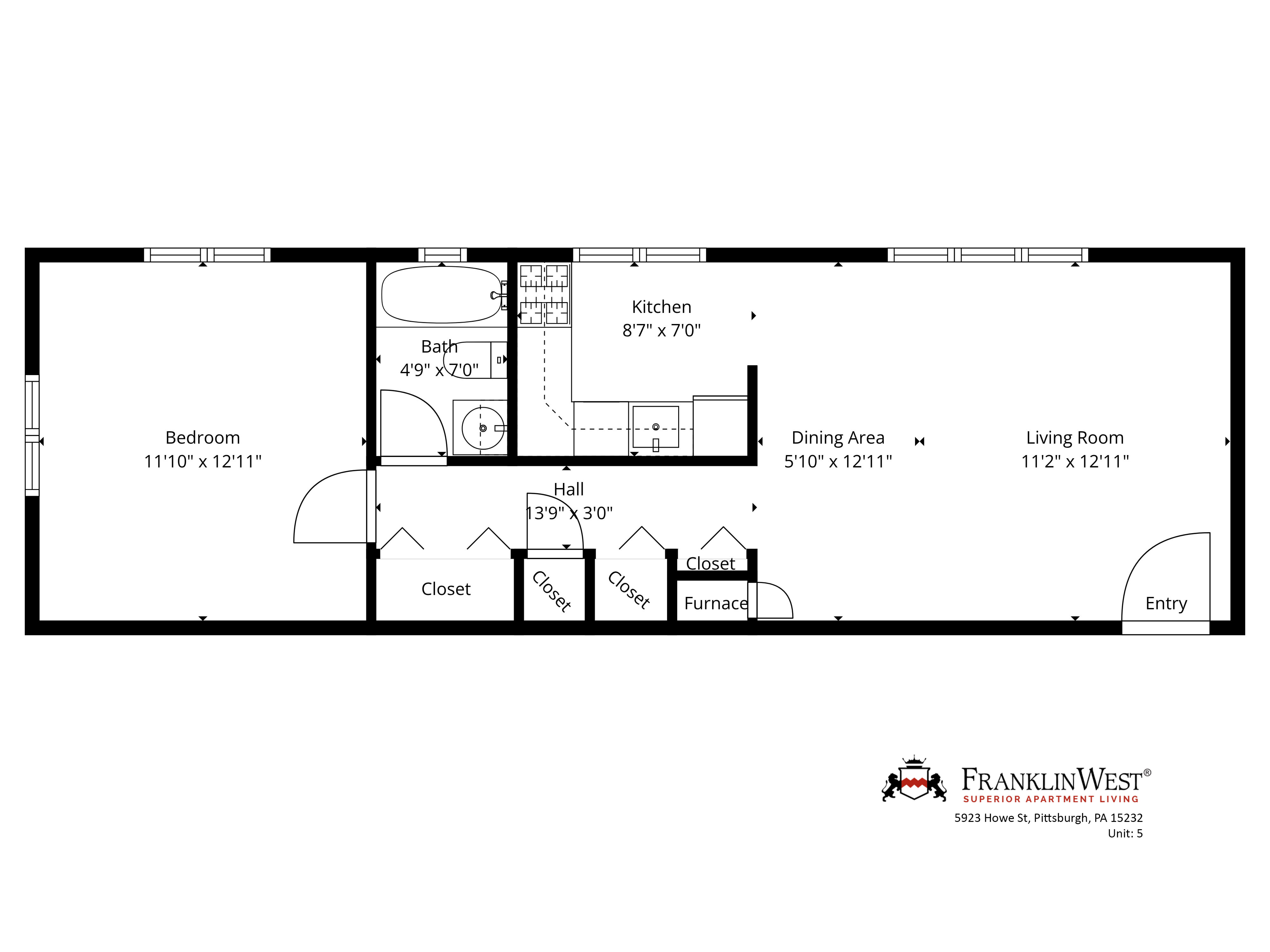 Apt. 5 floorplan