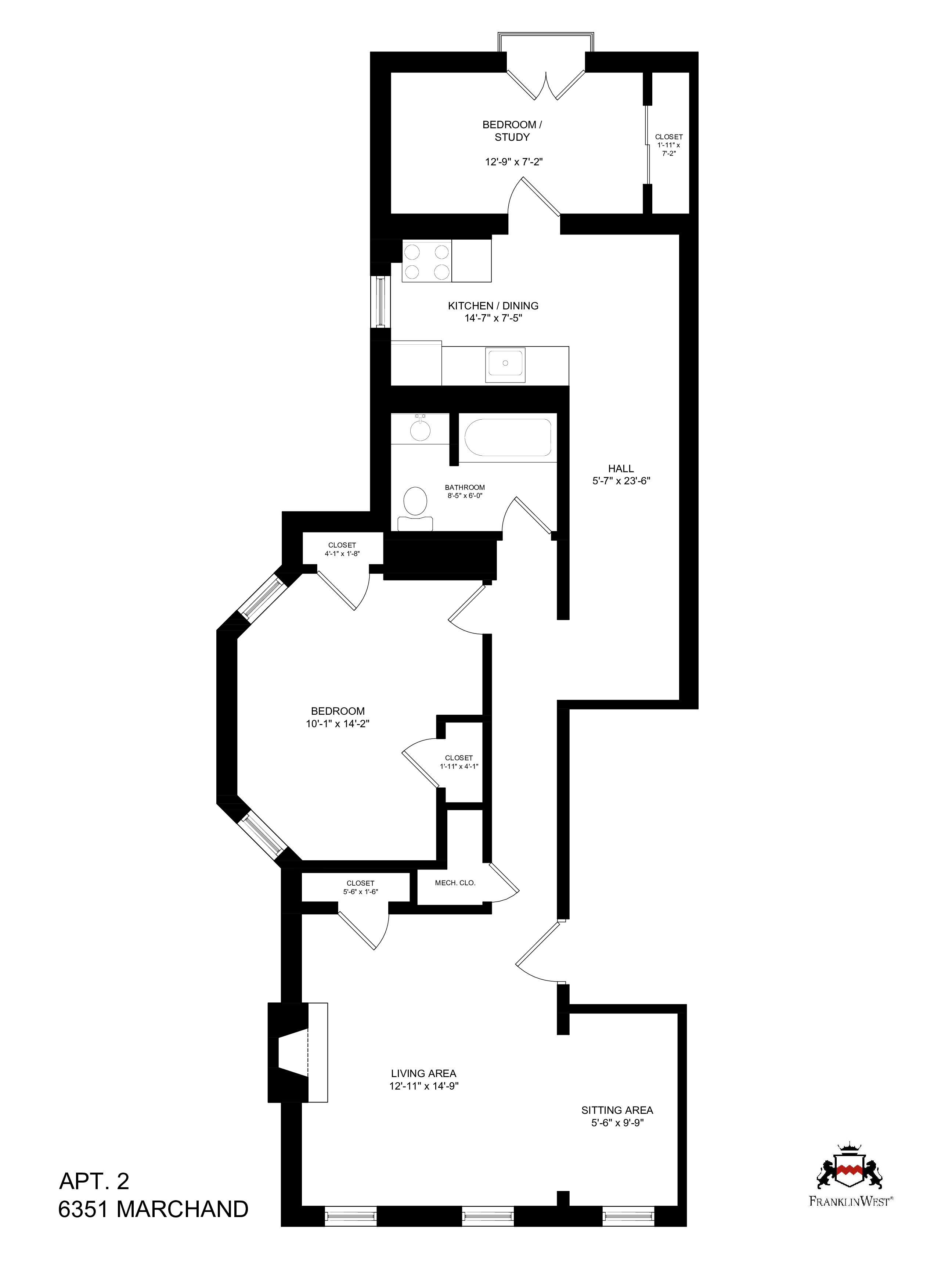Apt. 2 floorplan
