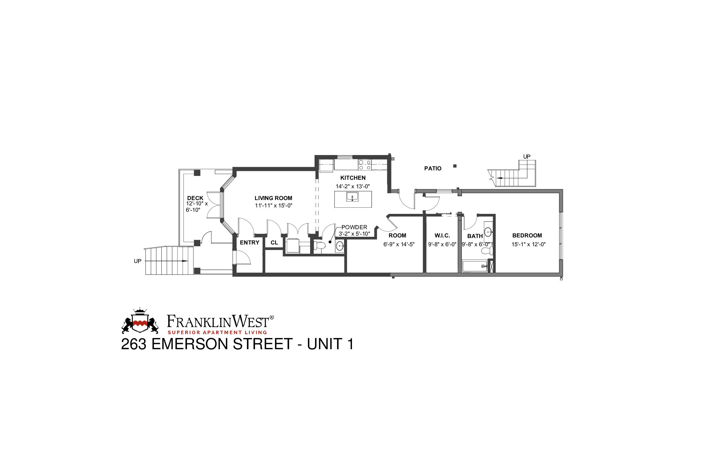 Apt. 1 floorplan