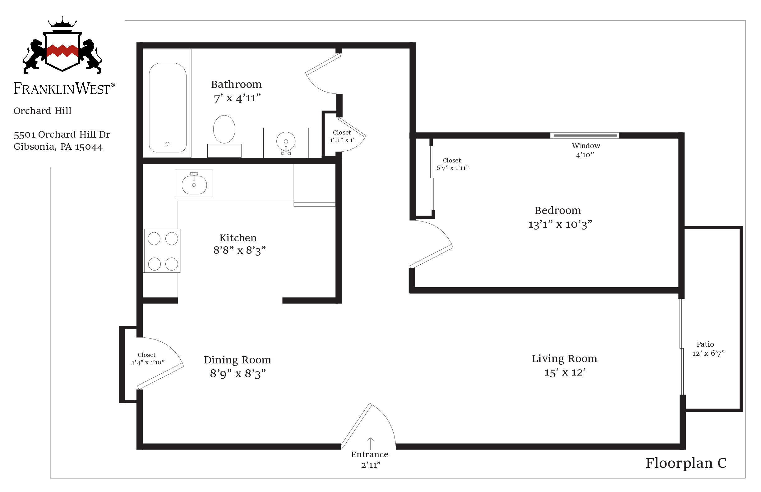 412 Orchard Hill Drive floorplan