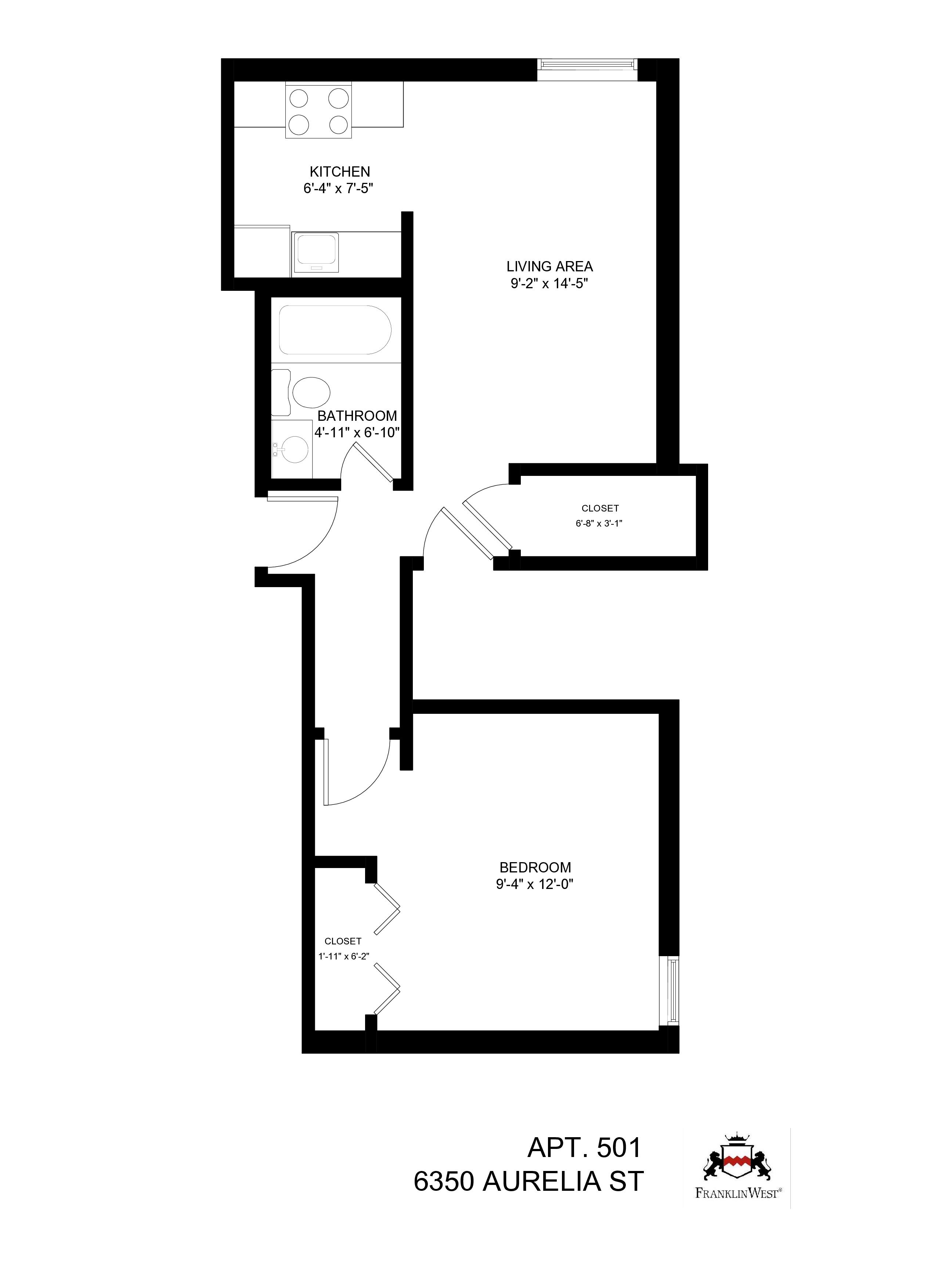 Apt. 501 floorplan