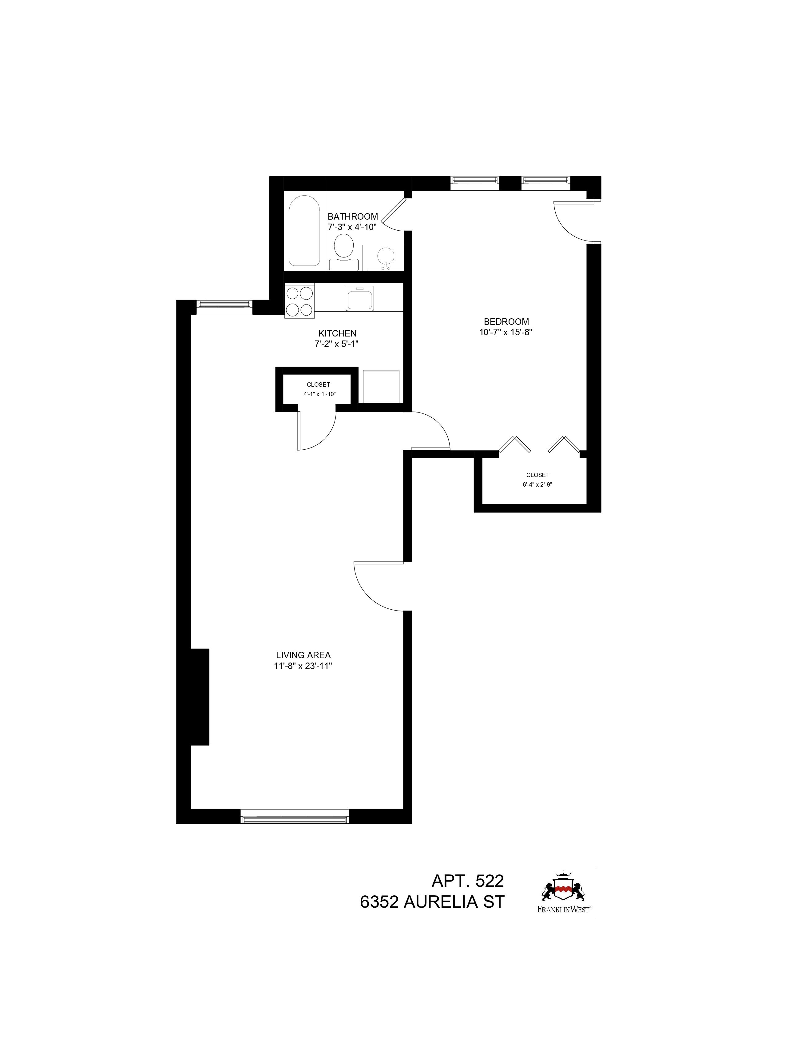 Apt. 522 floorplan