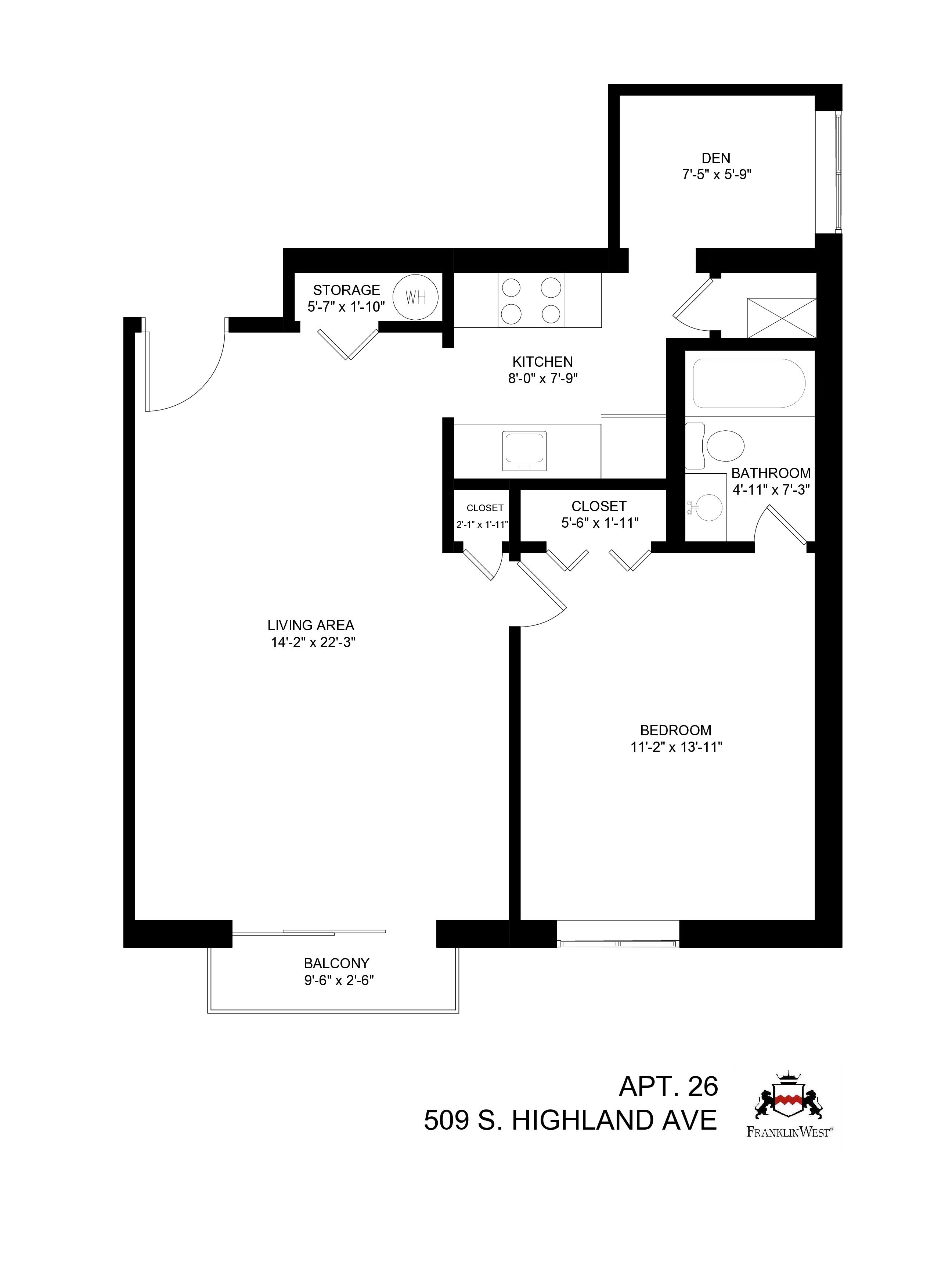 Apt. 26 floorplan