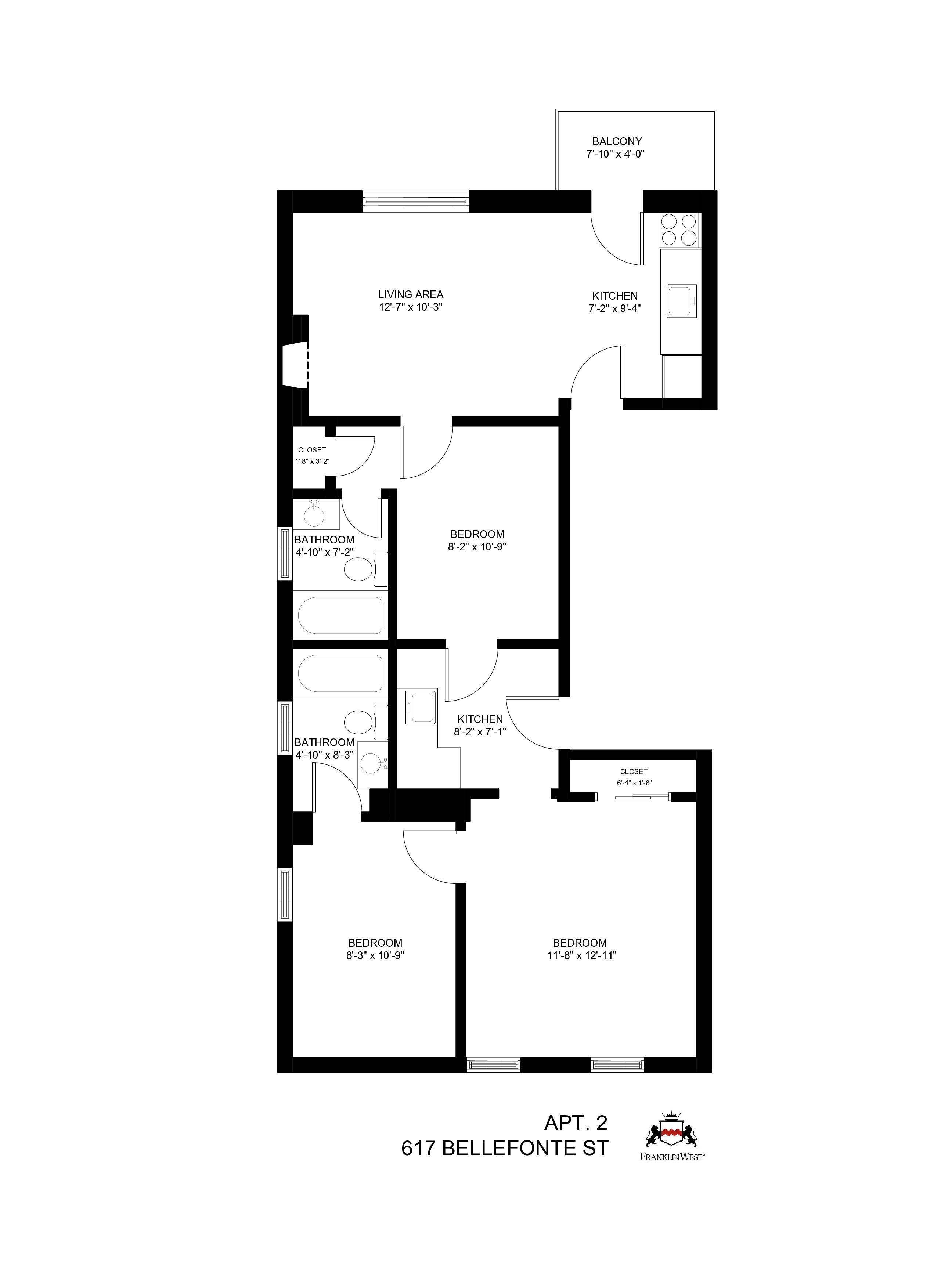 Apt. 2 floorplan