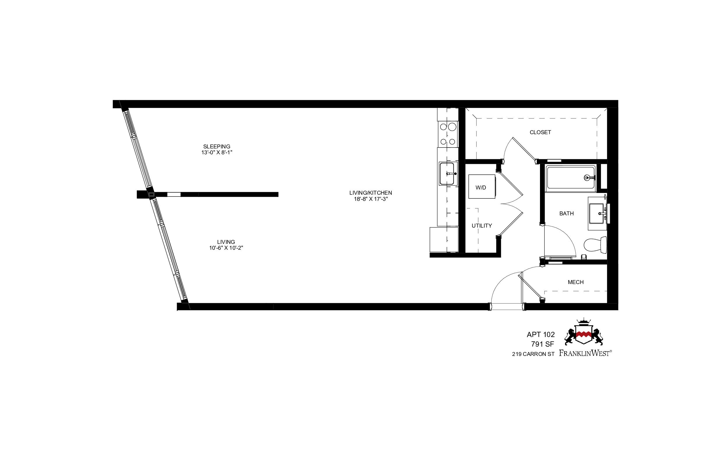 Apt. 102 floorplan