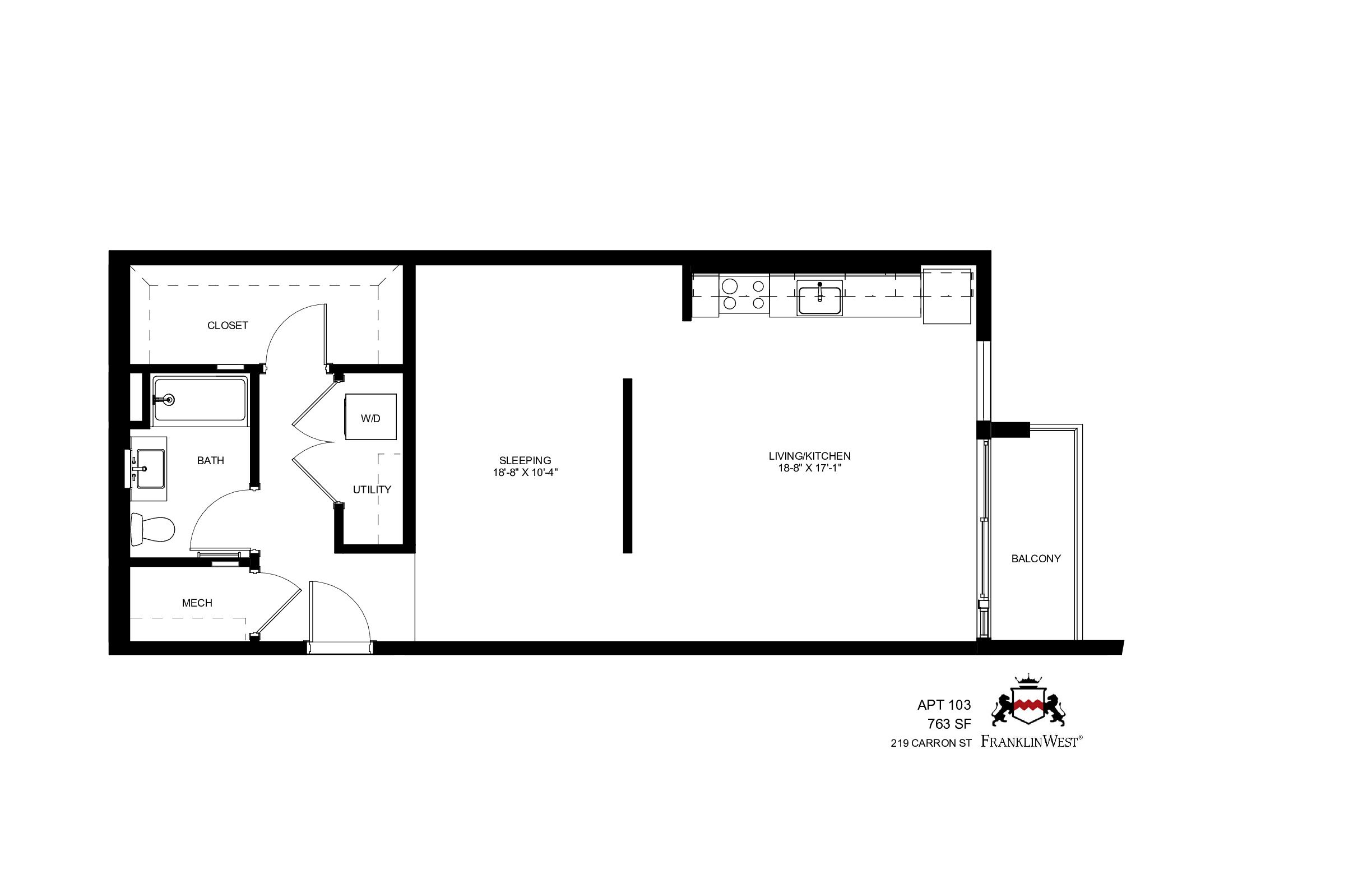 Apt. 103 floorplan