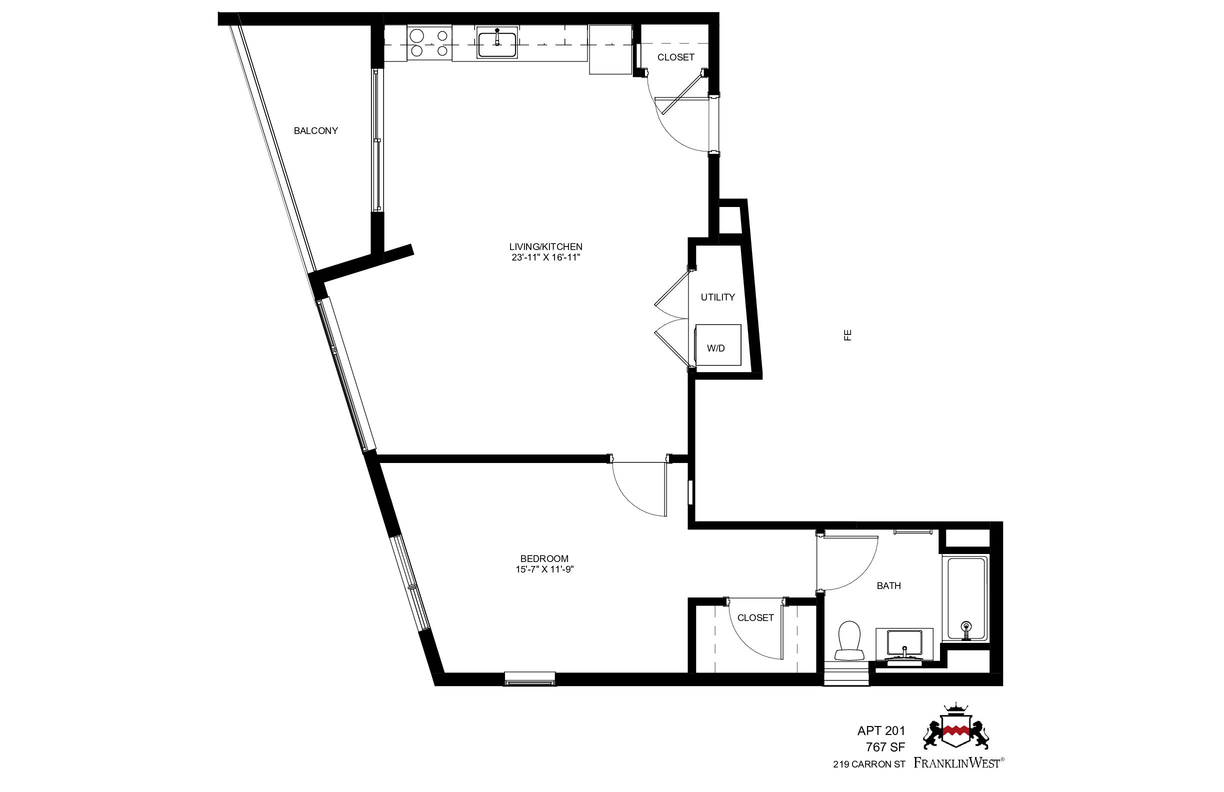 Apt. 201 floorplan