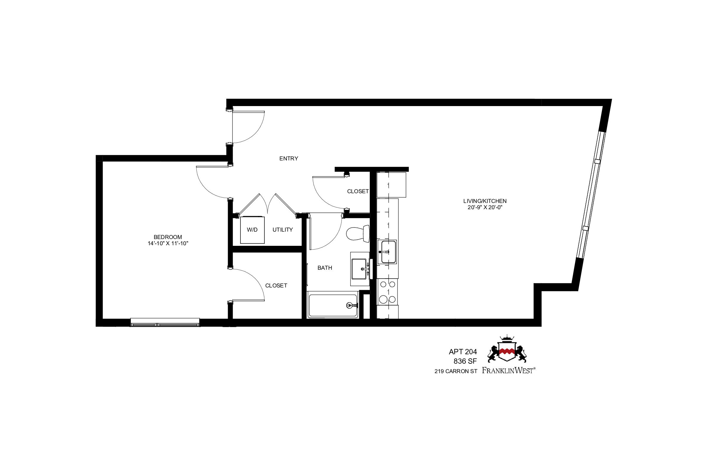 Apt. 204 floorplan