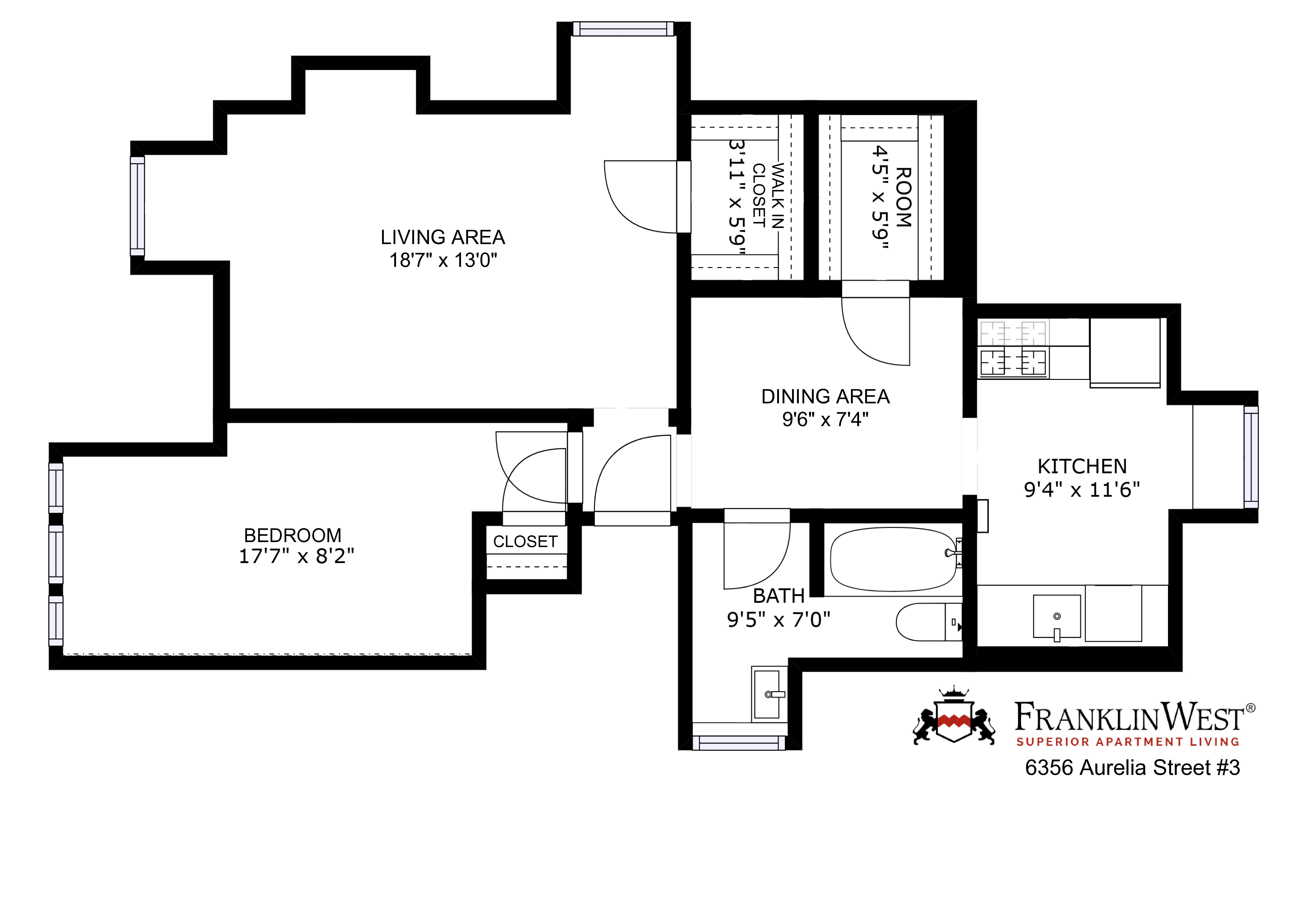 Apt. 3 floorplan