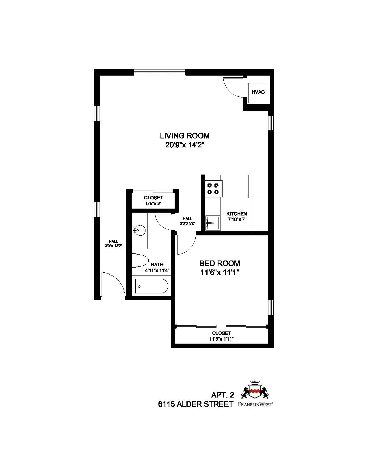 Apt. 2 floorplan