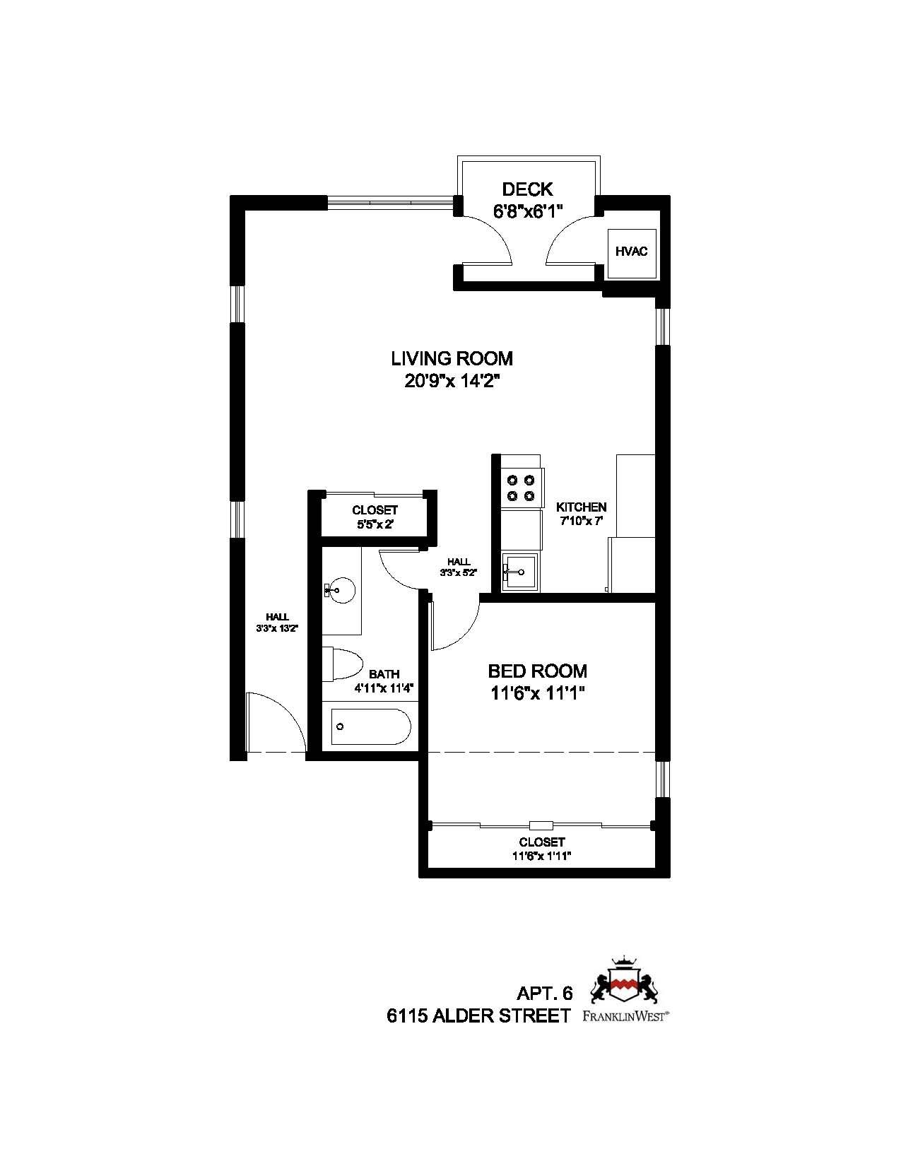 Apt. 6 floorplan