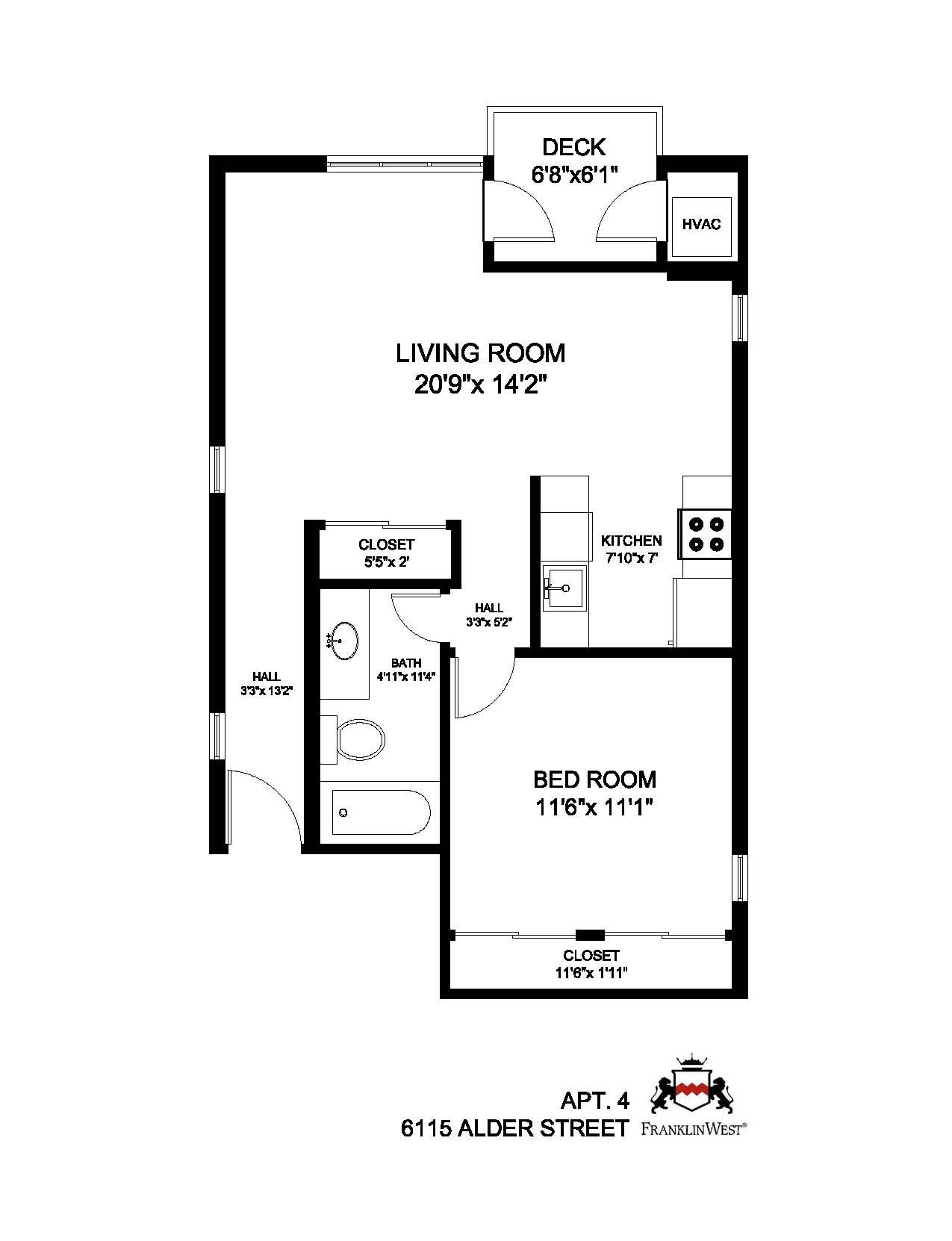 Apt. 4 floorplan