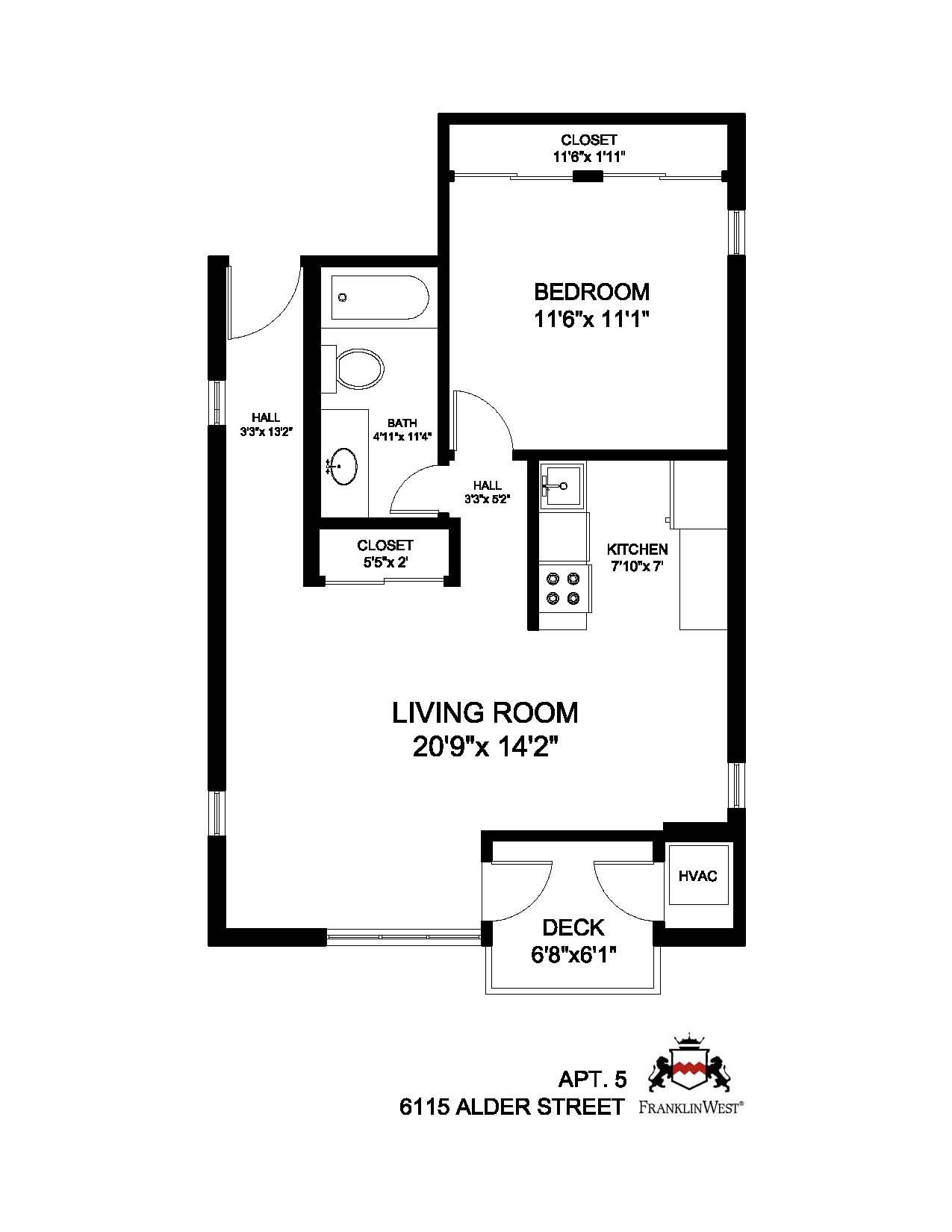 Apt. 5 floorplan