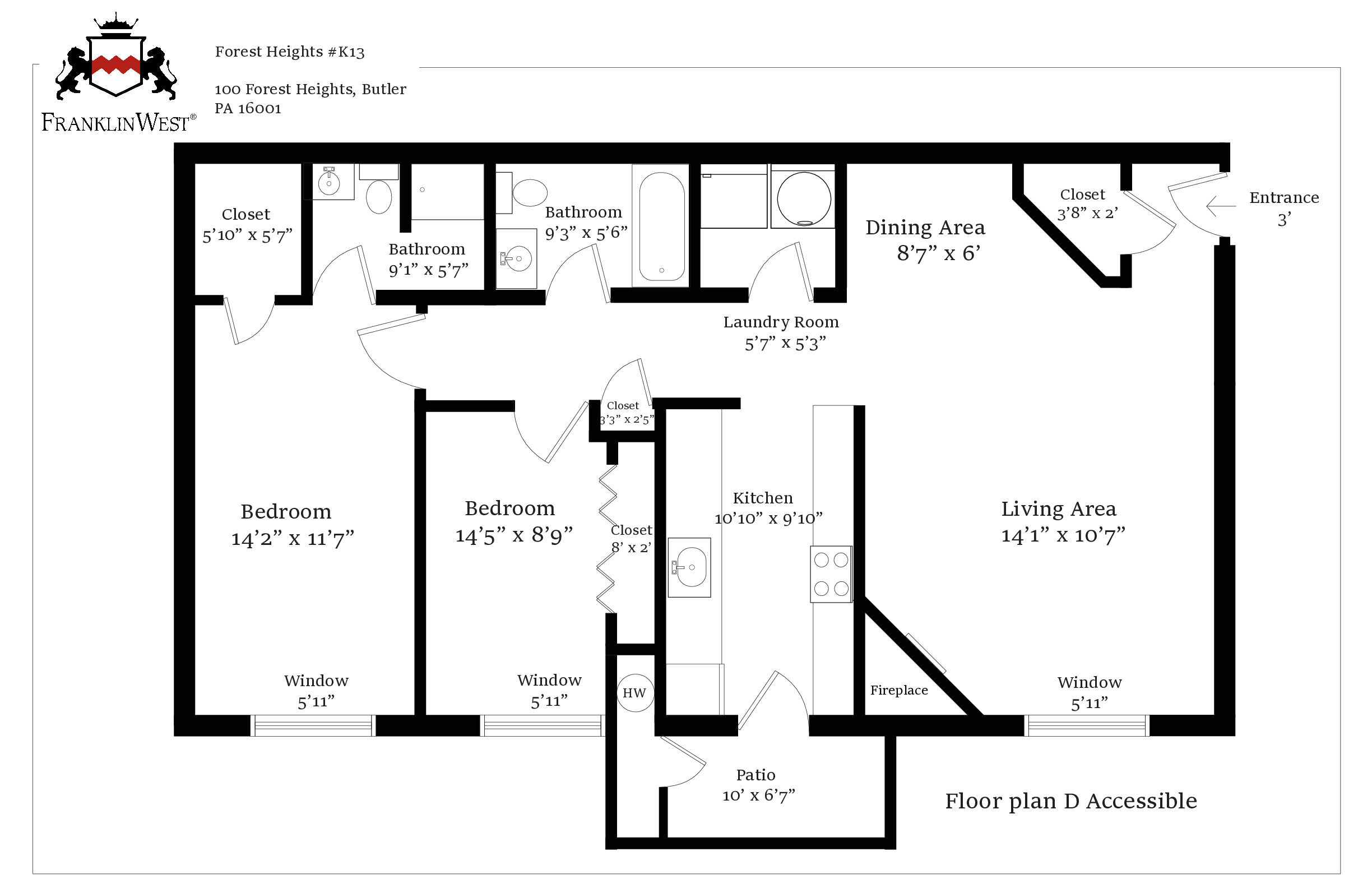 K13 floorplan