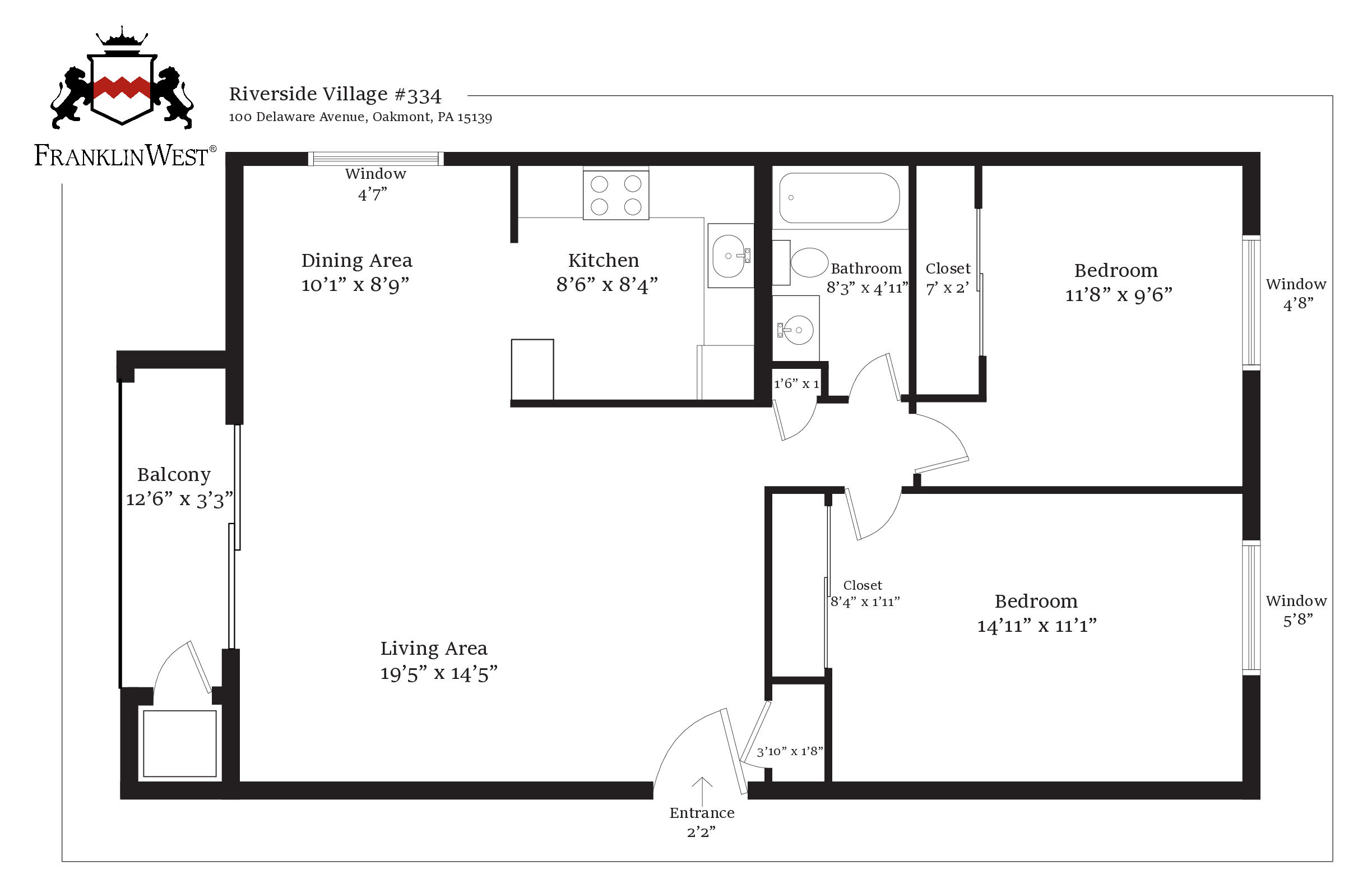 RVA - Apt. 334 floorplan